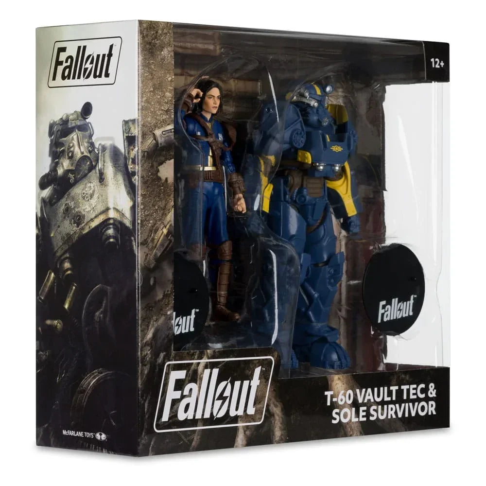 Fallout 4 Figur 2-Pack T-60 Vault Tec & Sole Survivor 18 cm McFarlane Toys