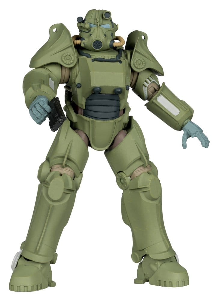 Fallout 76 Gaming Edition actionfigur T-45 Military Armor (Red Platinum Edition) 20 cm