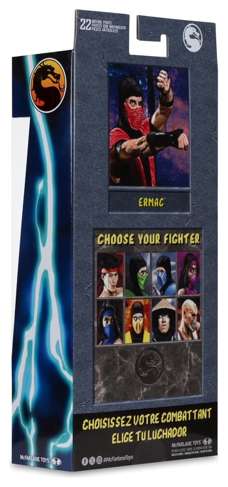 Mortal Kombat Klassiska Actionfigur Ermac 18 cm