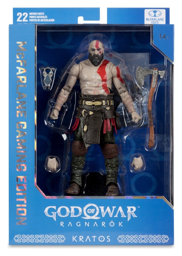 God of War actionfigur Kratos 18 cm