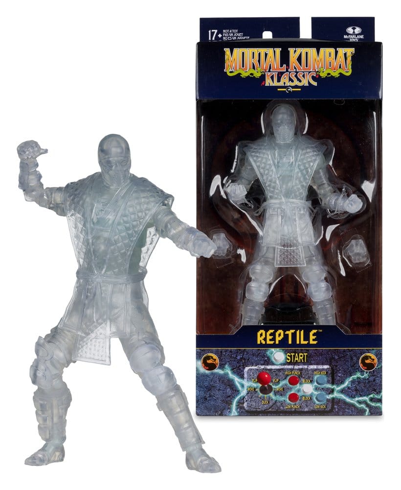 Mortal Kombat Klassisk Actionfigur Reptile (Osynlig) 18 cm