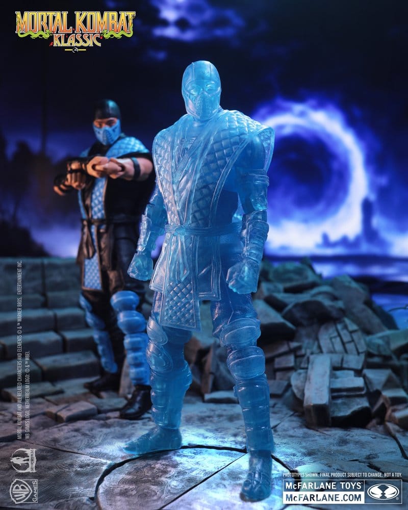 Mortal Kombat Klassic Action Figur Sub-Zero (Ice Clone) 18 cm