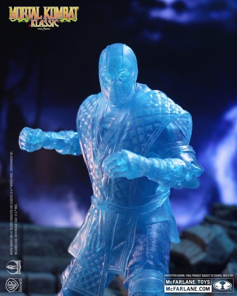 Mortal Kombat Klassisk Actionfigur Sub-Zero (Isklon) 18 cm
