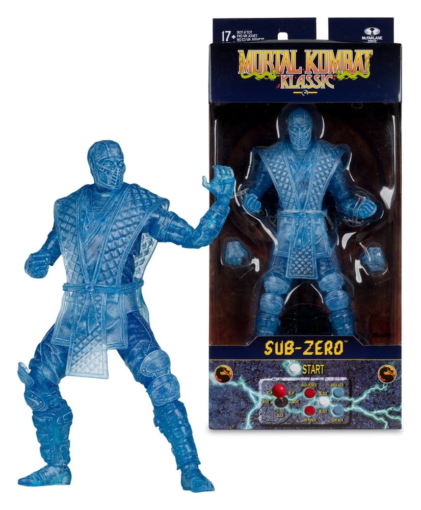 Mortal Kombat Klassisk Actionfigur Sub-Zero (Isklon) 18 cm