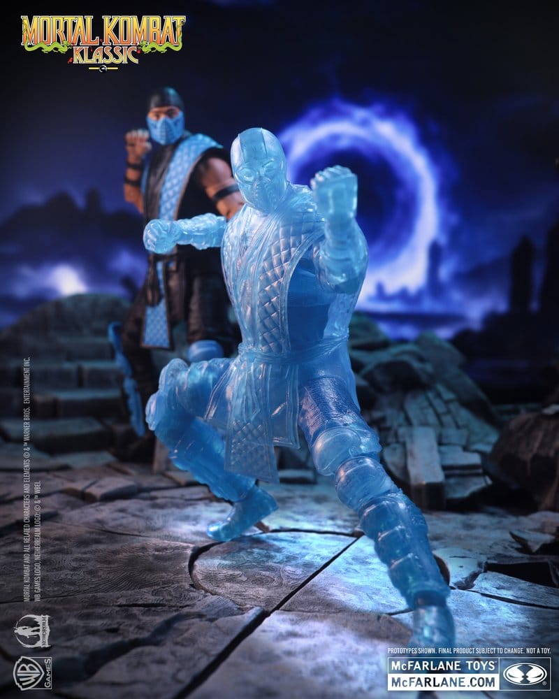 Mortal Kombat Klassisk Actionfigur Sub-Zero (Isklon) 18 cm