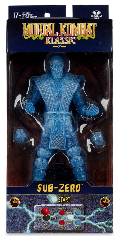 Mortal Kombat Klassisk Actionfigur Sub-Zero (Isklon) 18 cm