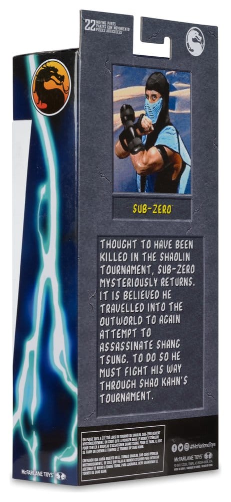 Mortal Kombat Klassisk Actionfigur Sub-Zero (Isklon) 18 cm