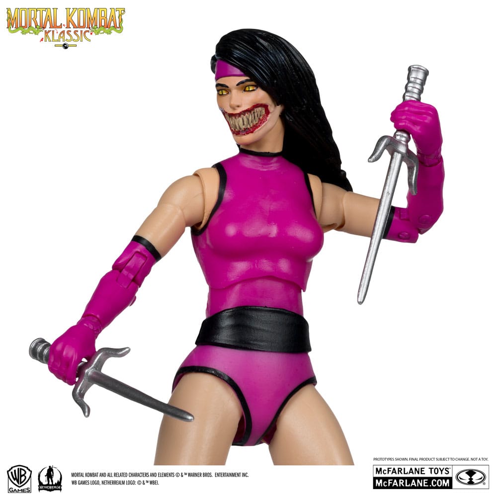 Mortal Kombat Actionfigur 2-Pack Sub-Zero vs. Mileena (Klassiks) 18 cm