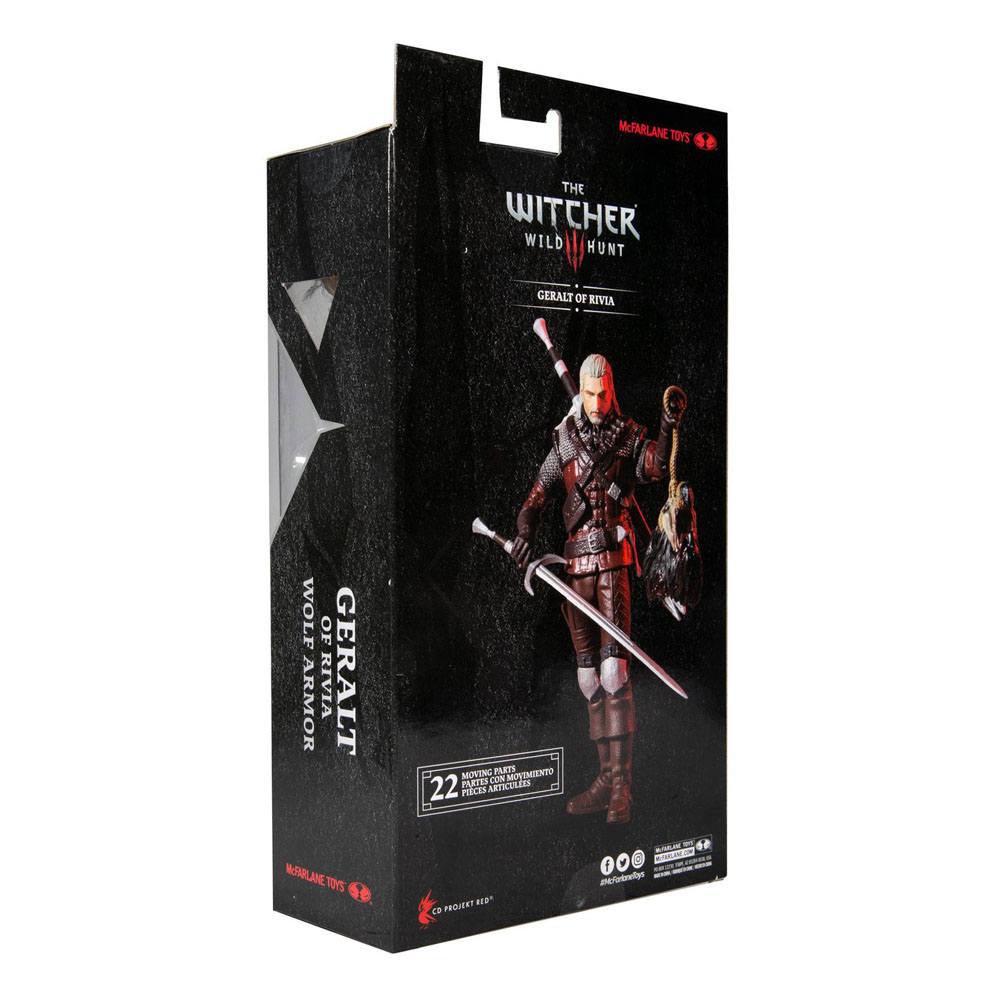 The Witcher 3: Wild Hunt Action Figur Geralt of Rivia (Wolf Armor) 18 cm McFarlane Toys