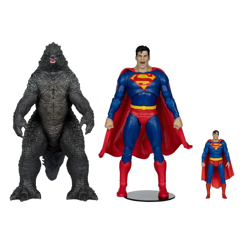 DC Justice League Monsterverse Action Figur 2-Pack: Superman vs. Godzilla McFarlane Toys