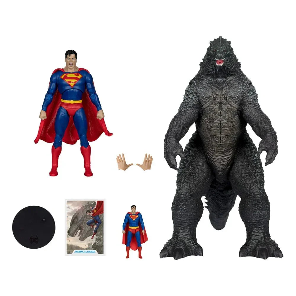 DC Justice League Monsterverse Action Figur 2-Pack: Superman vs. Godzilla McFarlane Toys