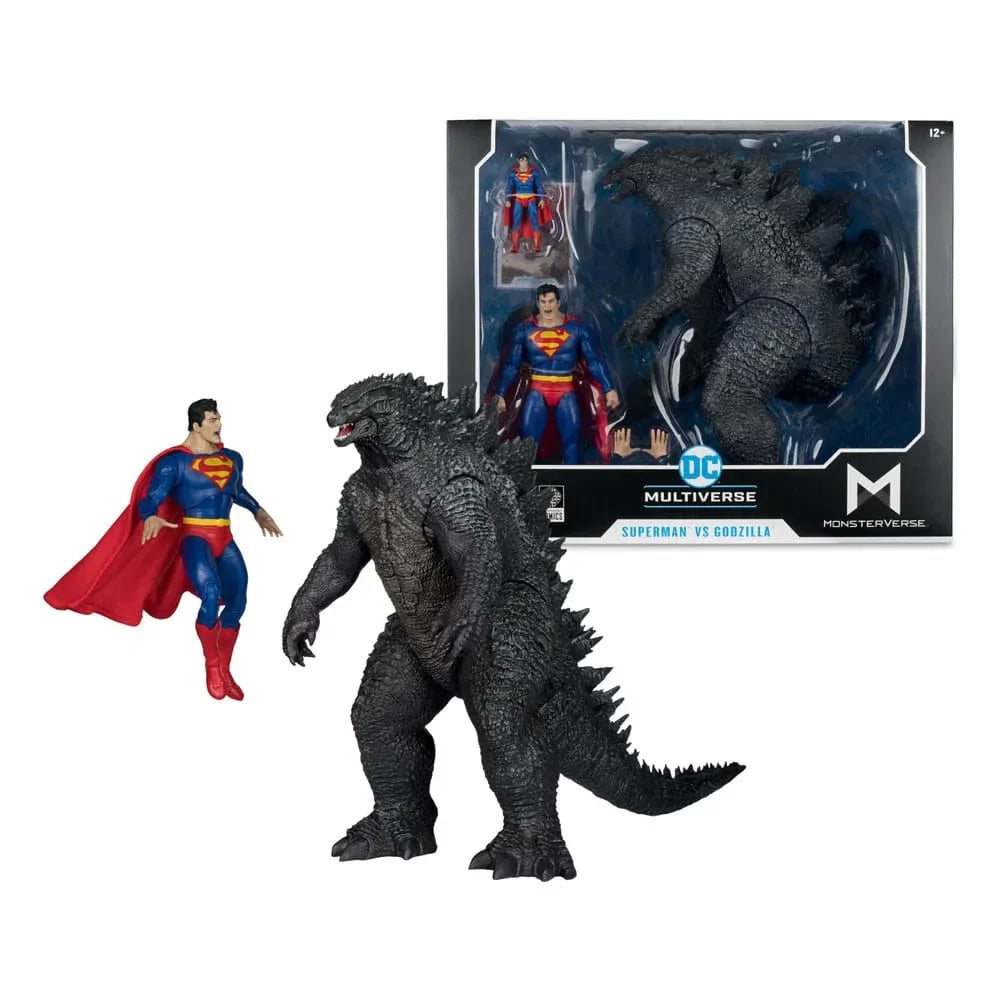 DC Justice League Monsterverse Action Figur 2-Pack: Superman vs. Godzilla McFarlane Toys