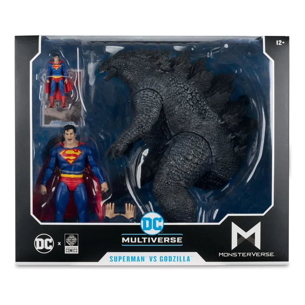 DC Justice League Monsterverse Action Figur 2-Pack: Superman vs. Godzilla McFarlane Toys