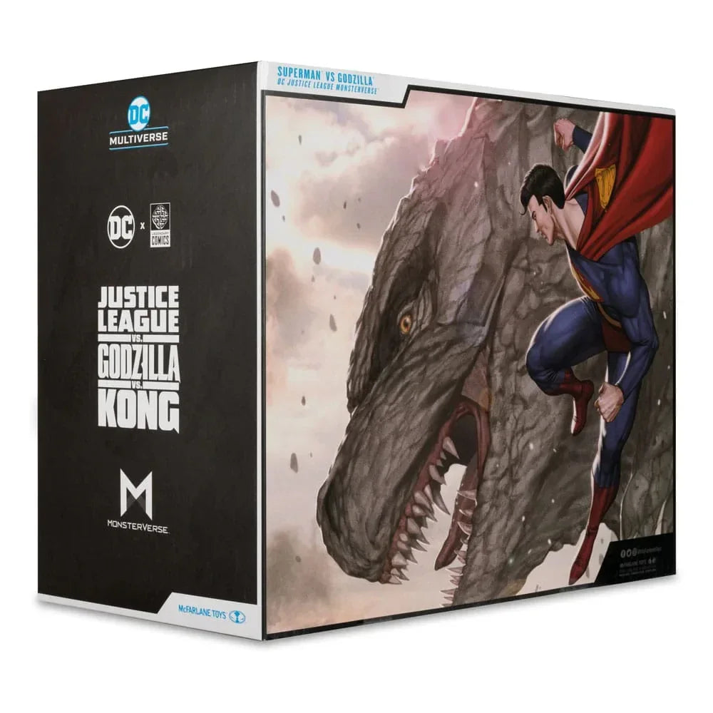 DC Justice League Monsterverse Action Figur 2-Pack: Superman vs. Godzilla McFarlane Toys