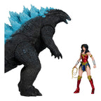 DC Justice League Monsterverse Action Figur 2-Pack: Wonder Woman vs. Atomic Blast Godzilla 18 cm McFarlane Toys