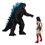 DC Justice League Monsterverse Action Figur 2-Pack: Wonder Woman vs. Atomic Blast Godzilla 18 cm McFarlane Toys