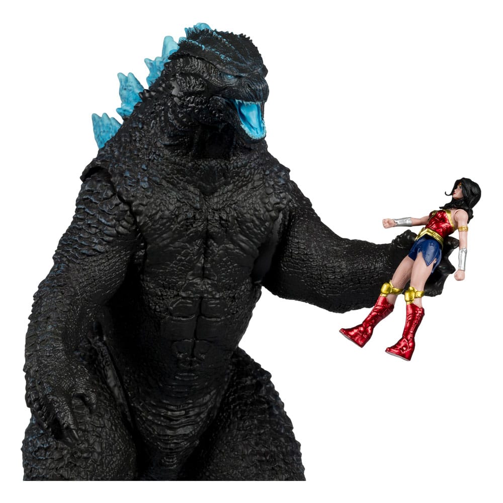 DC Justice League Monsterverse Action Figur 2-Pack: Wonder Woman vs. Atomic Blast Godzilla 18 cm McFarlane Toys