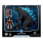 DC Justice League Monsterverse Action Figur 2-Pack: Wonder Woman vs. Atomic Blast Godzilla 18 cm McFarlane Toys