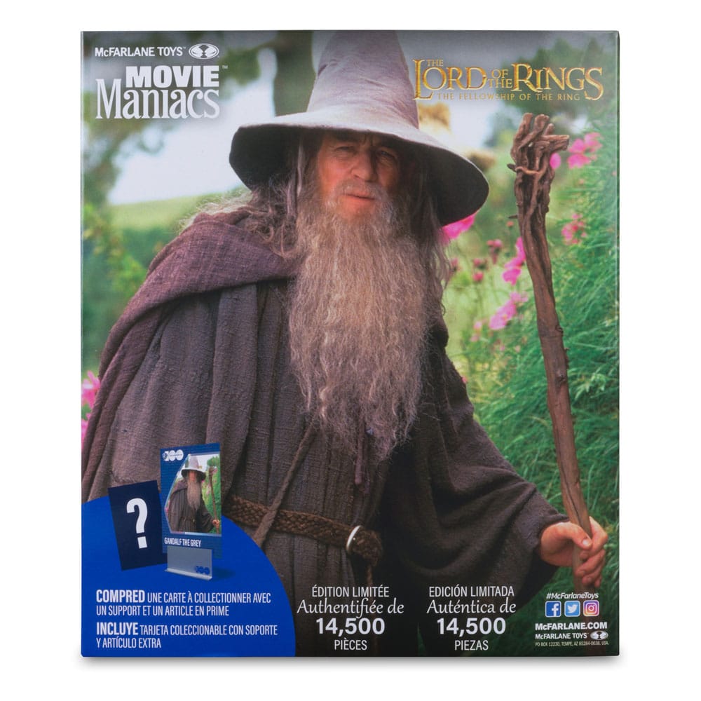 Lord of the Rings Movie Maniacs Action Figur Gandalf 18 cm McFarlane Toys