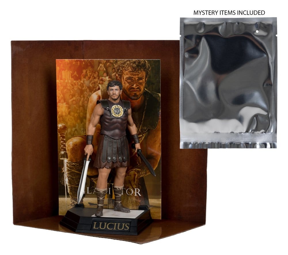 Gladiator II Movie Maniacs actionfigur Lucius 16 cm