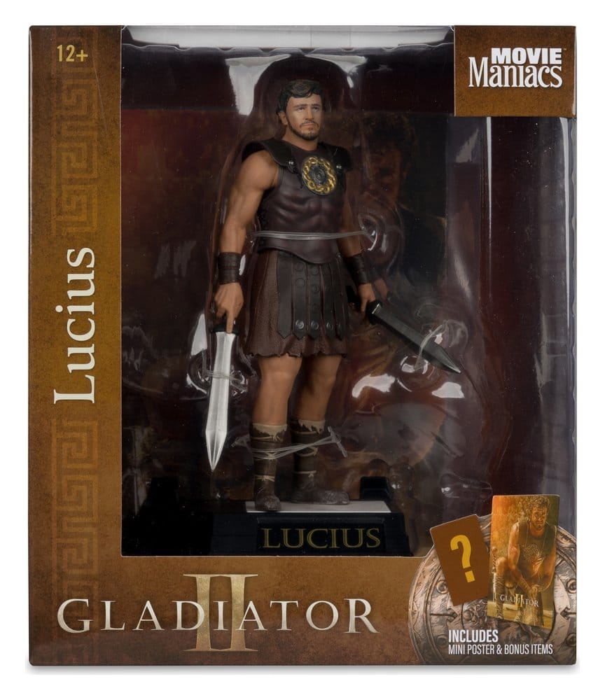 Gladiator II Movie Maniacs actionfigur Lucius 16 cm