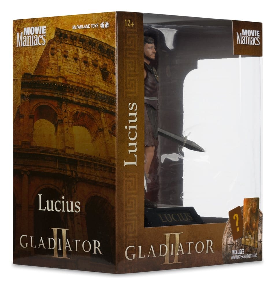 Gladiator II Movie Maniacs actionfigur Lucius 16 cm