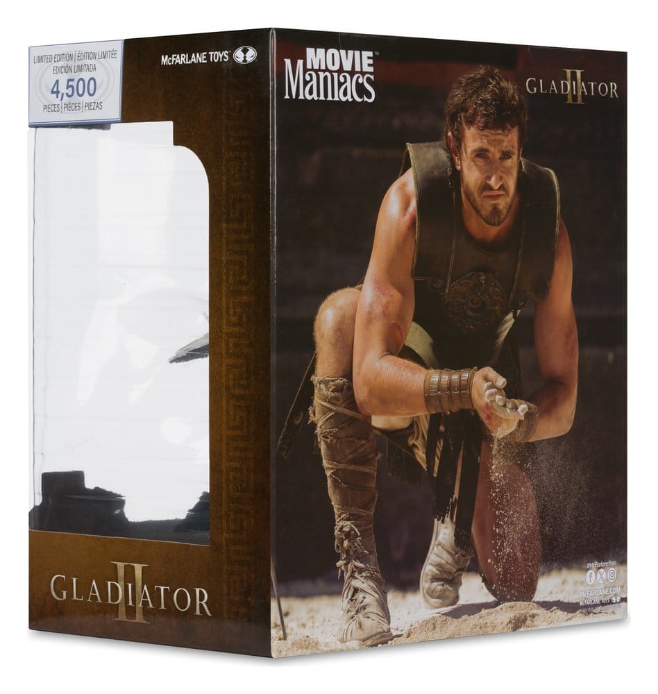Gladiator II Movie Maniacs actionfigur Lucius 16 cm