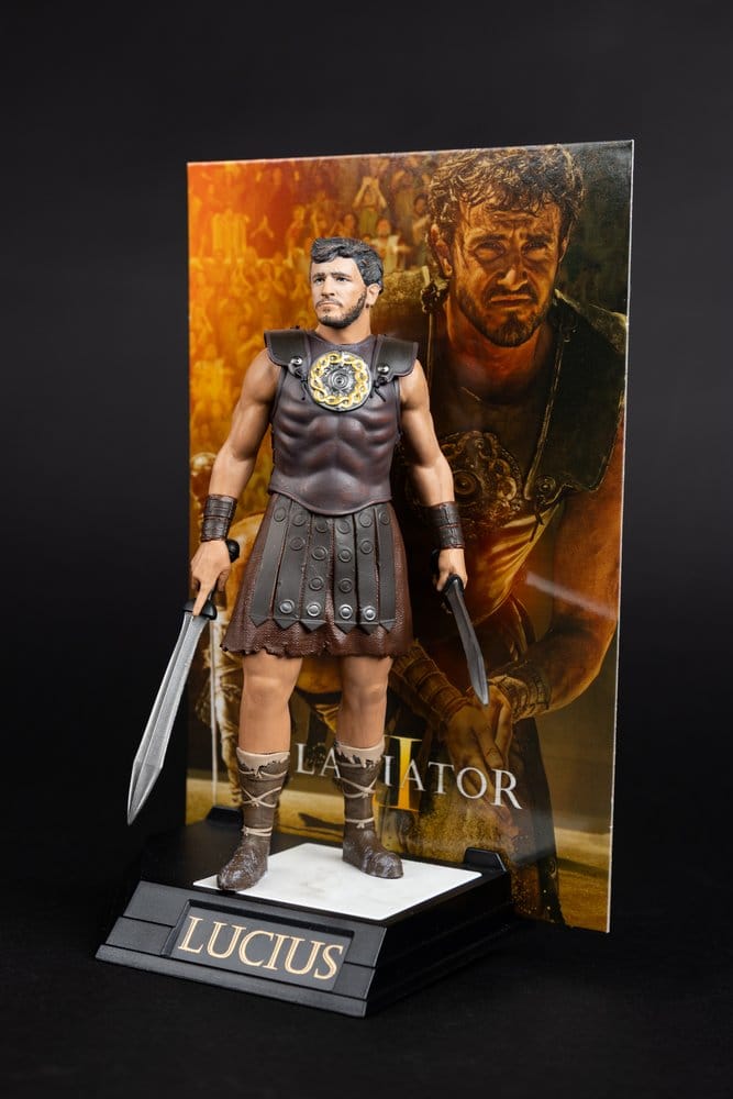 Gladiator II Movie Maniacs actionfigur Lucius 16 cm