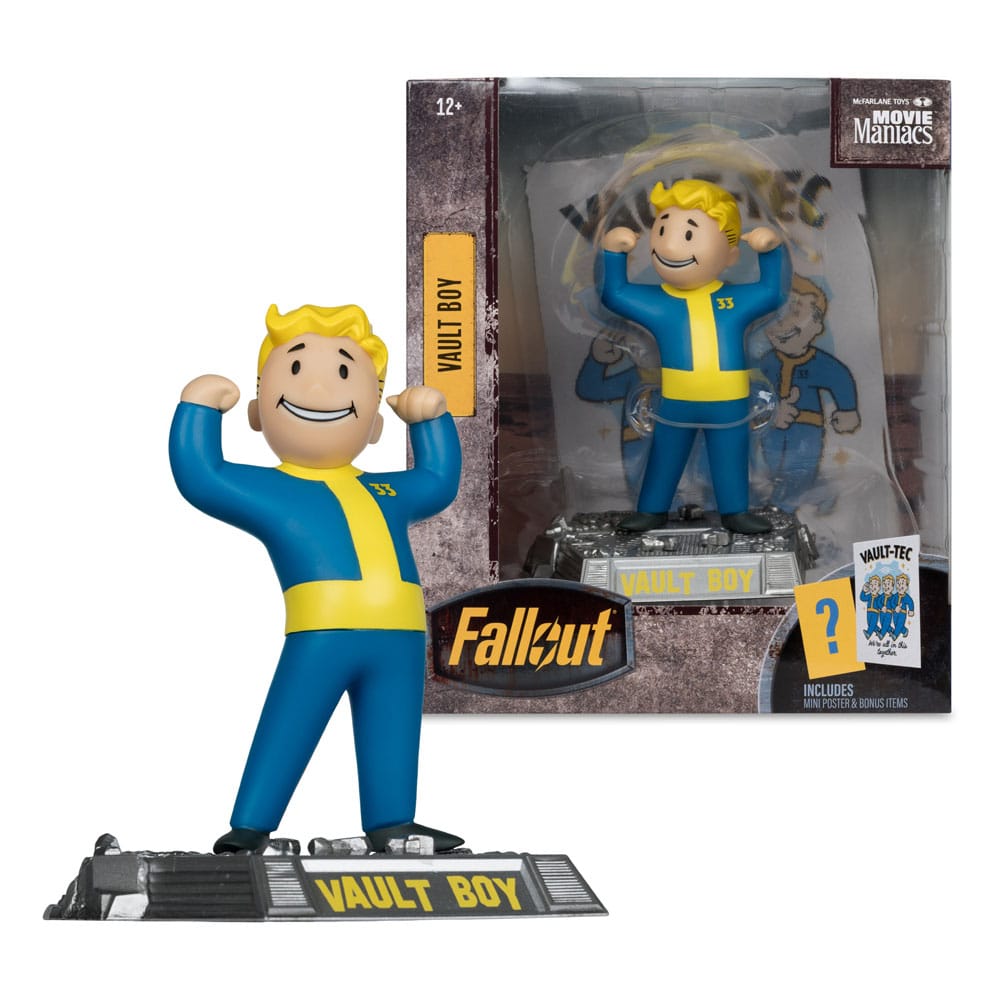 Fallout Movie Maniacs Action Figur Vault Boy Version 1 – 14 cm McFarlane Toys