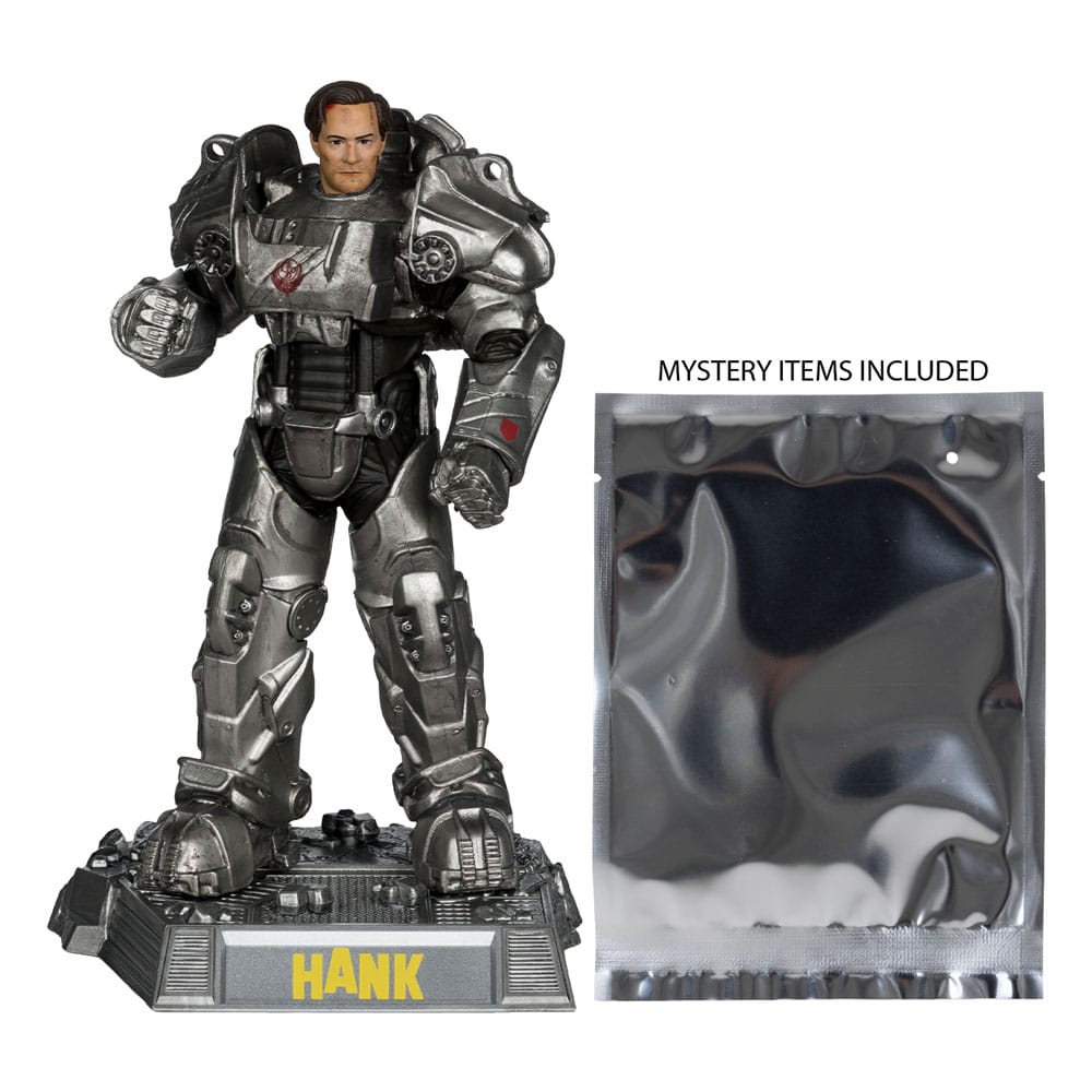 Fallout Movie Maniacs Action Figur Hank Maclean (Säsong 2) (Red Platinum Edition) 17 cm McFarlane Toys