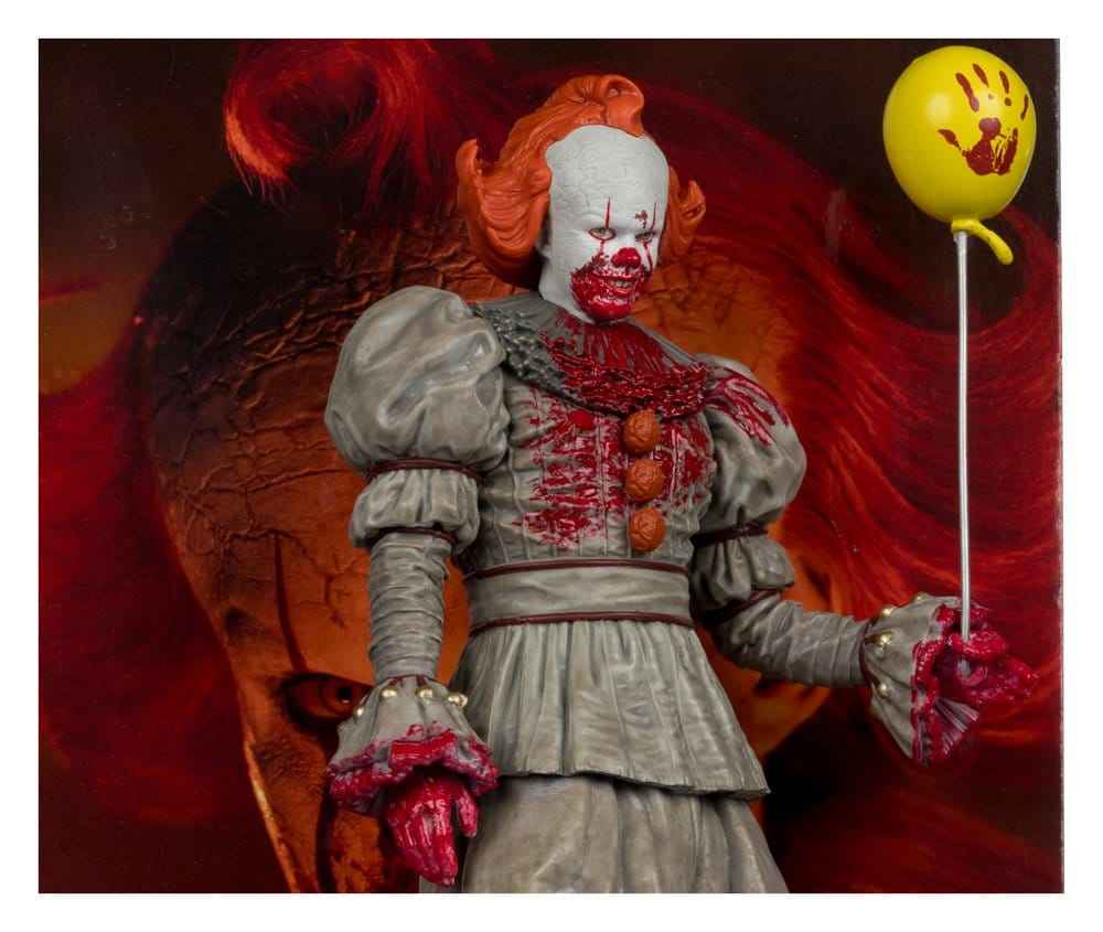 It Welcome to Derry Film Maniacs Figur Pennywise (Blodig) 16 cm