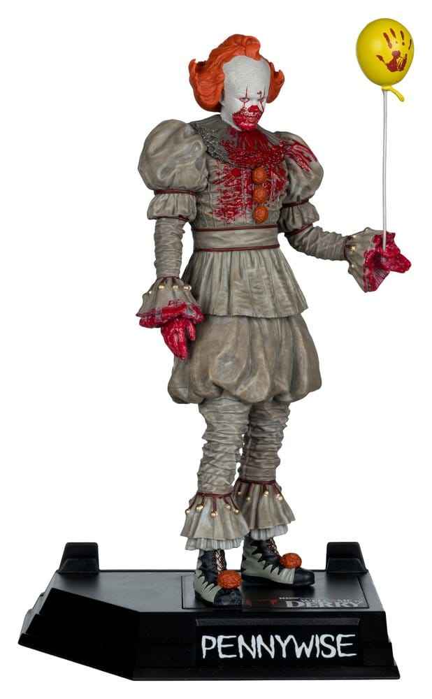 It Welcome to Derry Film Maniacs Figur Pennywise (Blodig) 16 cm