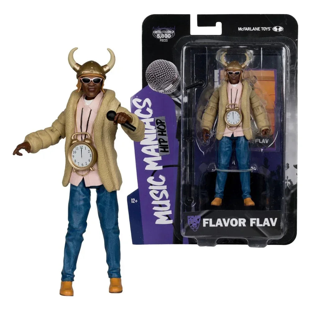 Music Maniacs Hip Hop Actionfigur: Flavor Flav 16 cm McFarlane Toys