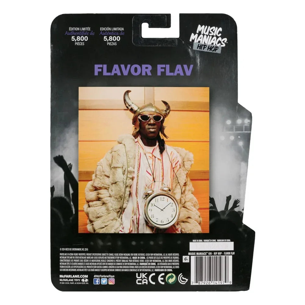 Music Maniacs Hip Hop Actionfigur: Flavor Flav 16 cm McFarlane Toys