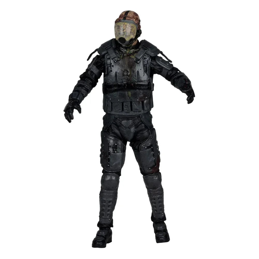 The Walking Dead Action Figur Gas Mask Zombie (Säsong 4) 13 cm
