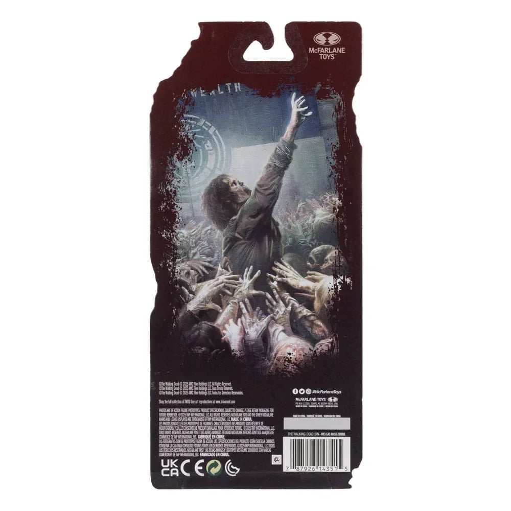 The Walking Dead Action Figur Gas Mask Zombie (Säsong 4) 13 cm McFarlane Toys