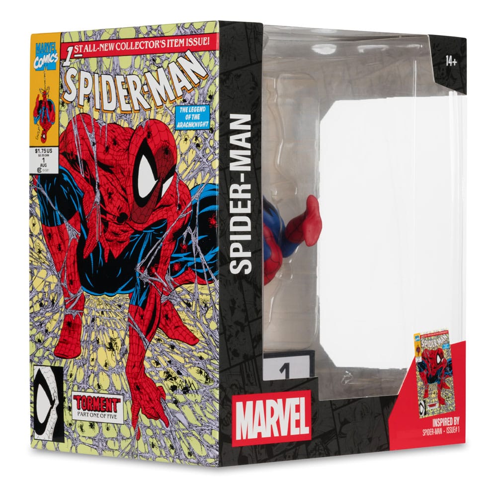 Marvel Collection PVC Figur 1/10 Spider-Man #1 (Corner Box) 19 cm McFarlane Toys