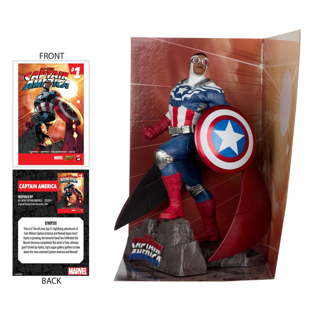 Marvel Collection PVC Figur 1/10 Captain America (All-New Captain America #1) 17 cm