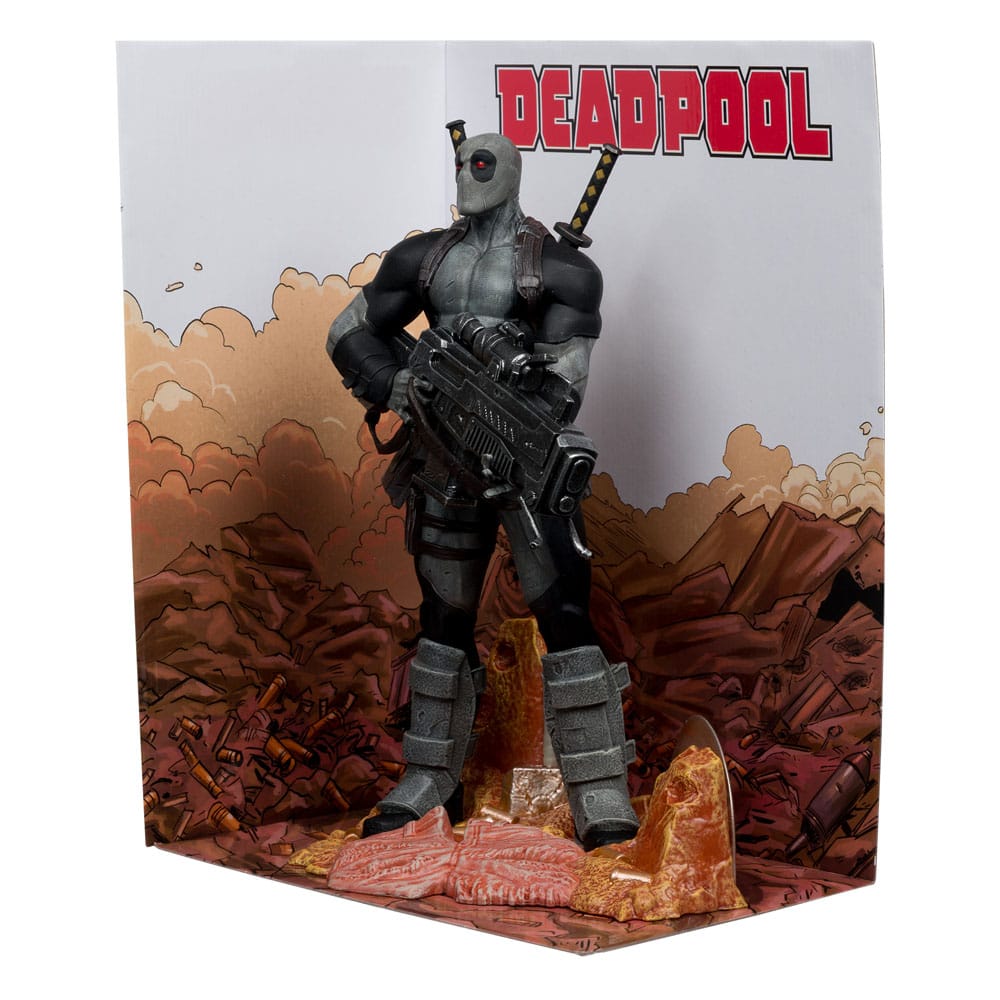 Marvel Collection PVC Figur 1/6 Deadpool (Grey Suit Chase) 27 cm McFarlane Toys