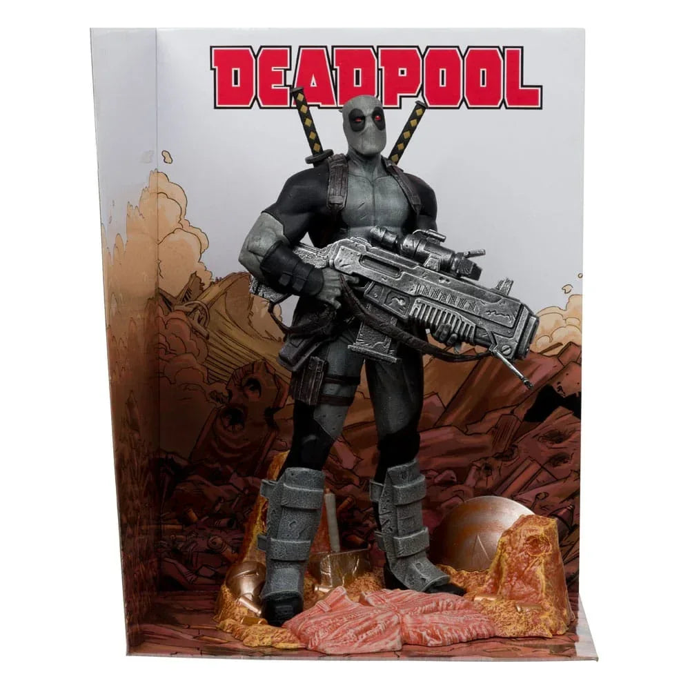 Marvel Collection PVC Figur 1/6 Deadpool (Grey Suit Chase) 27 cm