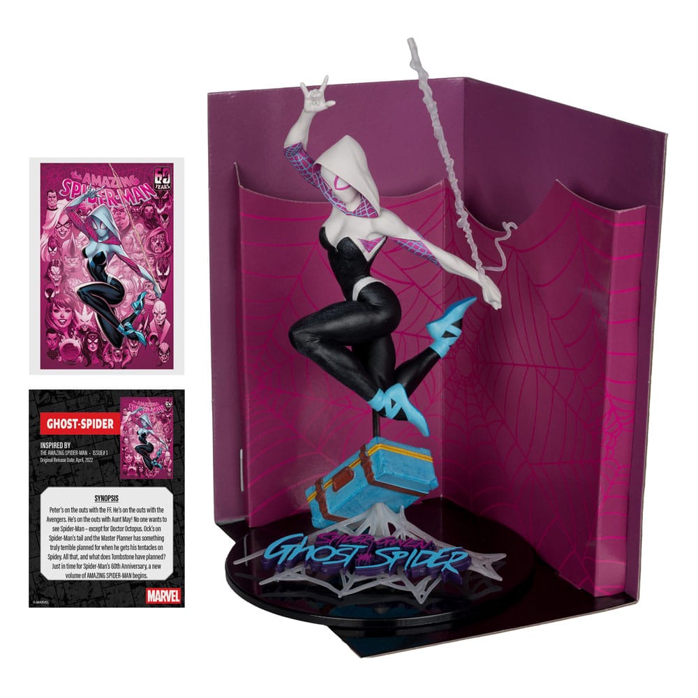 Marvel Collection PVC Figur 1/10 Ghost-Spider (The Amazing Spider-Man #1) 17 cm