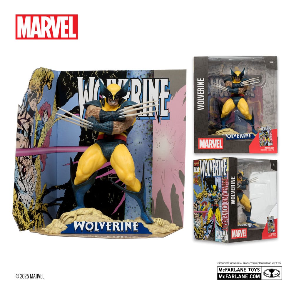 Marvel Collection PVC Figur 1/10 Wolverine (Wolverine #85) 17 cm McFarlane Toys