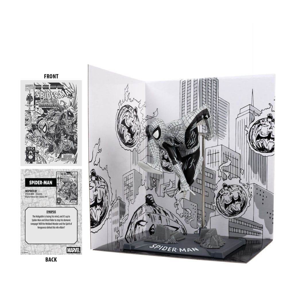 Marvel Collection PVC Figur 1/10 Spider-Man (Spider-Man #6)(Line Art)(Gold Label) 10 cm McFarlane Toys