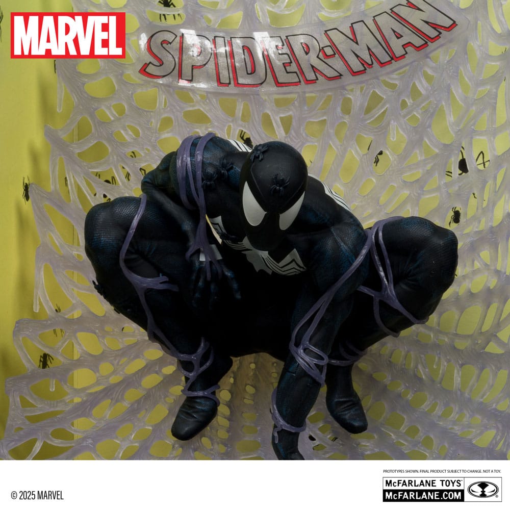 Marvel Collection PVC Figur 1/6 Spider-Man (Spider-Man #1)(Black Suit)(Chase) 15 cm