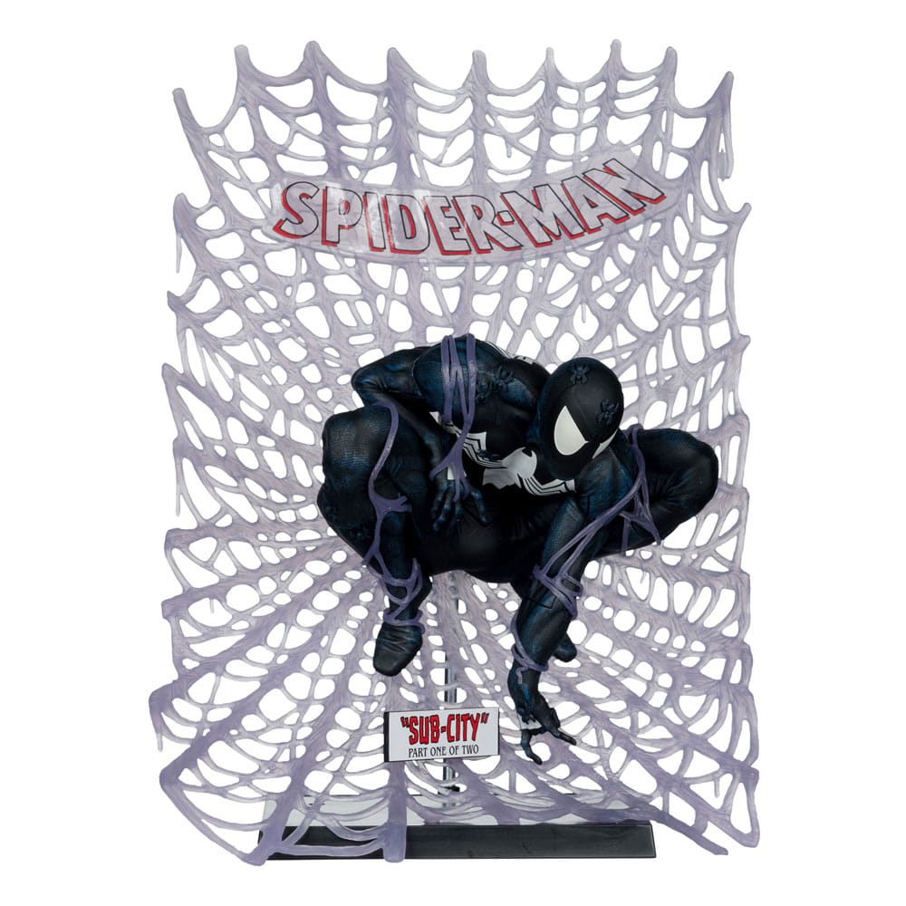 Marvel Collection PVC Figur: Spider-Man (Black Suit) 1/6 McFarlane Toys