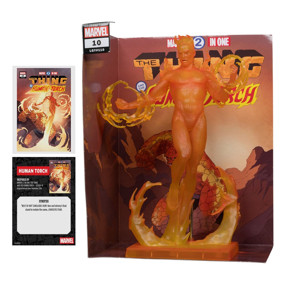 Marvel Collection PVC Figur 1/6 Human Torch (Marvel 2 in 1 #10) 29 cm McFarlane Toys