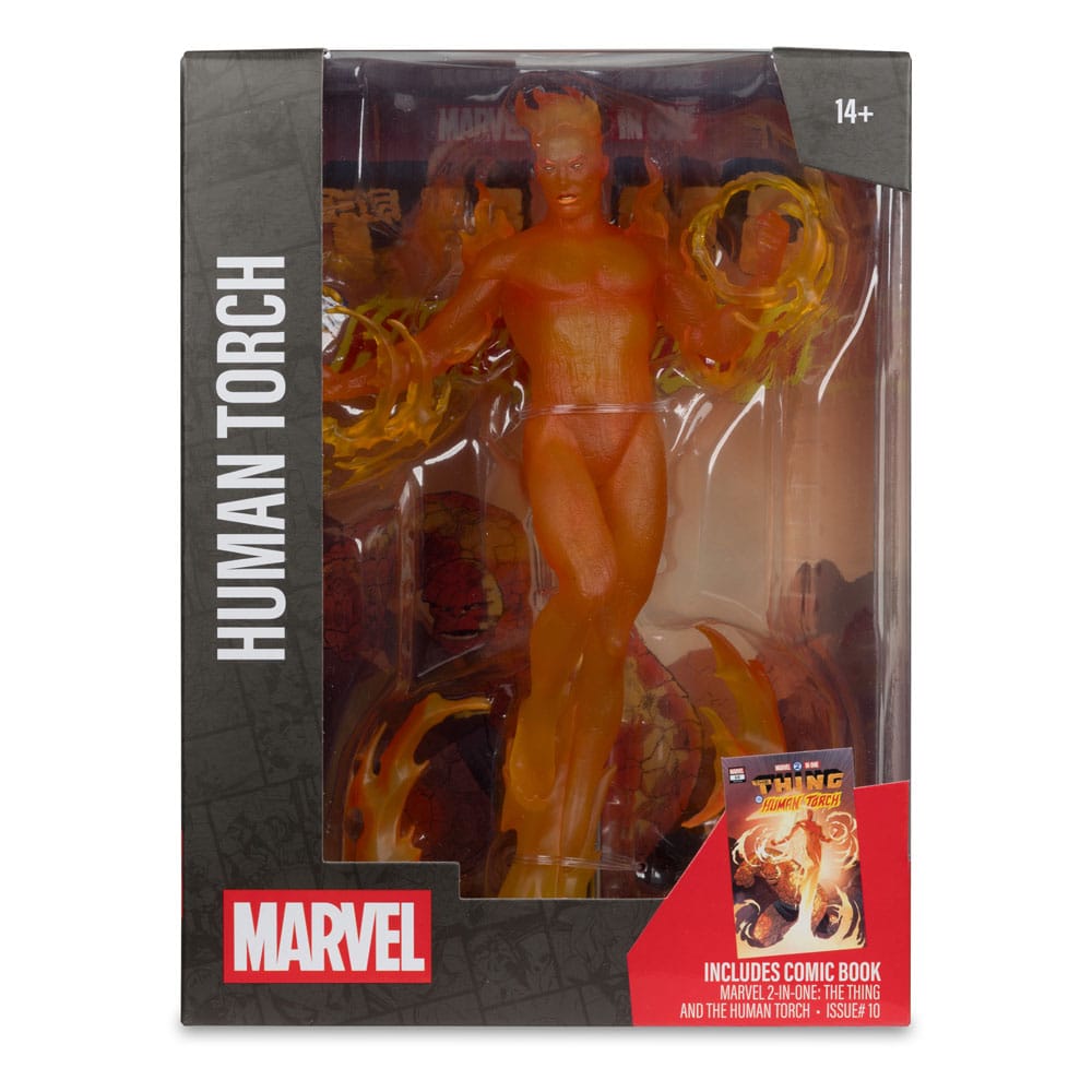 Marvel Collection PVC Figur 1/6 Human Torch (Marvel 2 in 1 #10) 29 cm McFarlane Toys