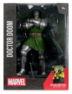 Marvel 1/6 Figur Doctor Doom (Doctor Doom #1) 28 cm – Samlarfigur med Miljöbas och Illustrerad Bakgrund