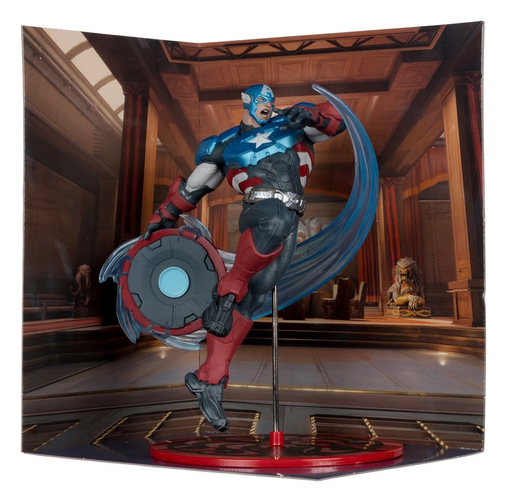 Marvel Rivals Kollektion 1/10 Actionfigur Captain America 20 cm