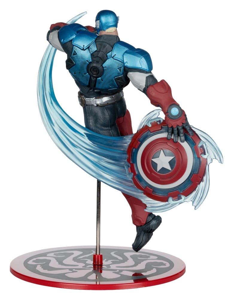 Marvel Rivals Kollektion 1/10 Actionfigur Captain America 20 cm